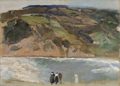 Golfbreker van San Sebastián door Joaquín Sorolla